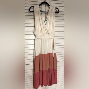New 3X Stitchfix Kayleigh Midi Faux-Wrap Dress